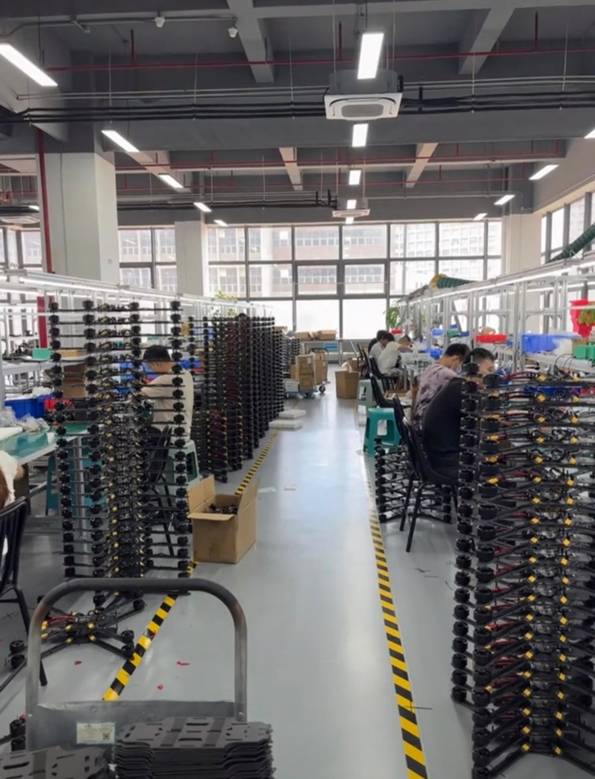 Haihan Defence UAV assembly workshop